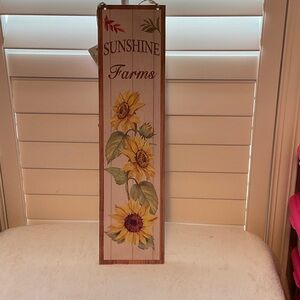 Sunflower Wall Art - Yellow and Green